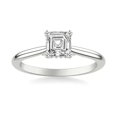 Kate Hidden Halo Diamond Engagement Ring
