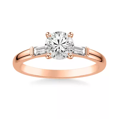 Luisa Classic 3-Stone Engagement Ring