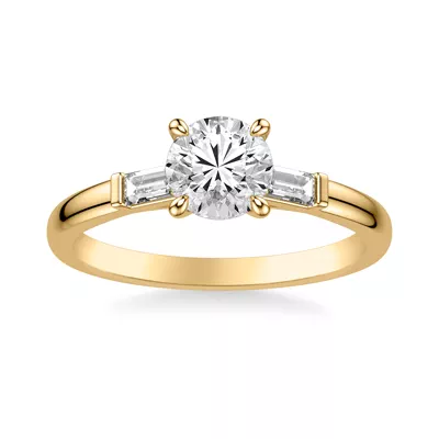 Luisa Classic 3-Stone Engagement Ring