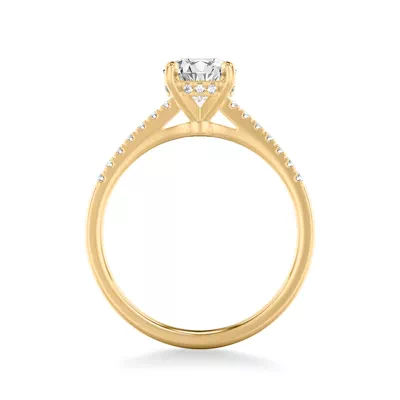 Daphne Hidden Halo Engagement Ring