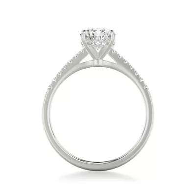 Daphne Hidden Halo Engagement Ring