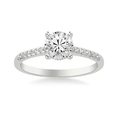 Daphne Hidden Halo Engagement Ring