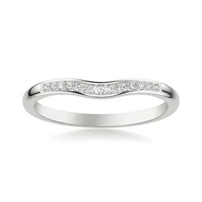 Zelda Contoured Diamond Band