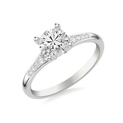 Zelda Graduated Diamond Engagement Ring