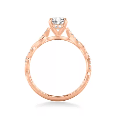 Kayleigh Lab Diamond Twist Engagement Ring