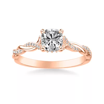 Kayleigh Lab Diamond Twist Engagement Ring