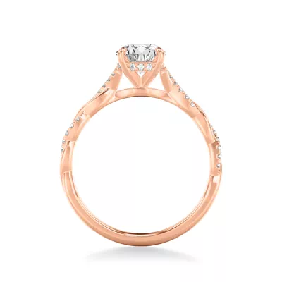 Kayleigh Lab Diamond Twist Engagement Ring