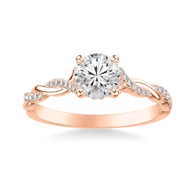 Kayleigh Lab Diamond Twist Engagement Ring