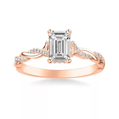 Kayleigh Lab Diamond Twist Engagement Ring