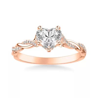 Kayleigh Lab Diamond Twist Engagement Ring