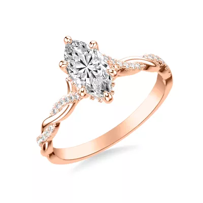 Kayleigh Diamond Twist Engagement Ring