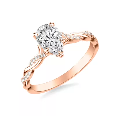 Kayleigh Diamond Twist Engagement Ring