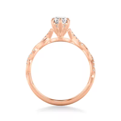 Kayleigh Diamond Twist Engagement Ring