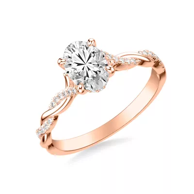 Kayleigh Diamond Twist Engagement Ring