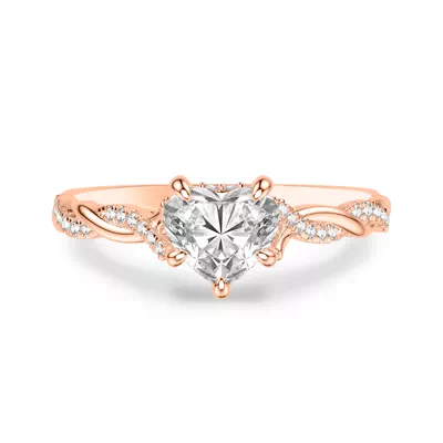 Kayleigh Diamond Twist Engagement Ring