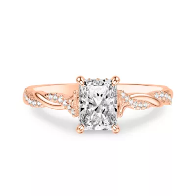 Kayleigh Diamond Twist Engagement Ring