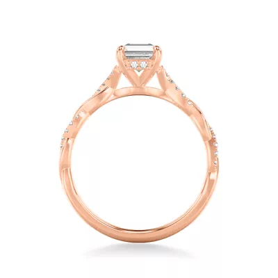 Kayleigh Diamond Twist Engagement Ring