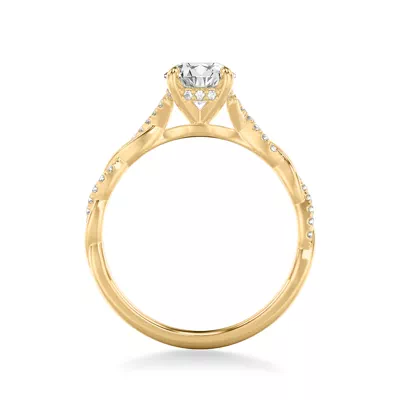 Kayleigh Lab Diamond Twist Engagement Ring