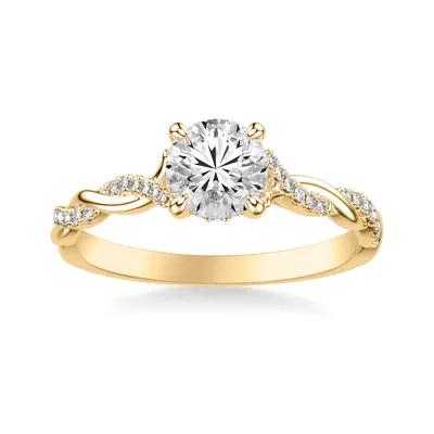 Kayleigh Lab Diamond Twist Engagement Ring