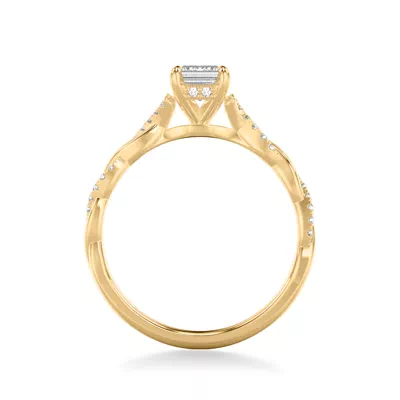 Kayleigh Lab Diamond Twist Engagement Ring