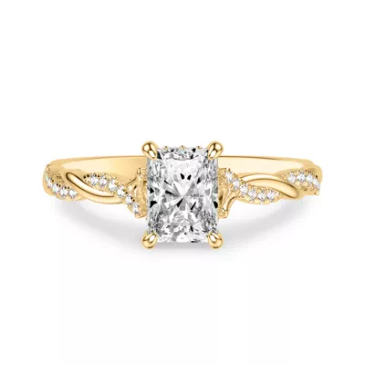 Kayleigh Lab Diamond Twist Engagement Ring
