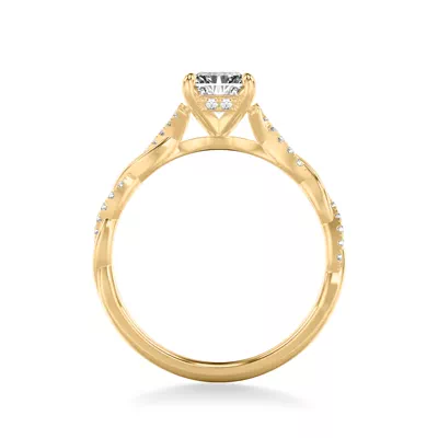 Kayleigh Lab Diamond Twist Engagement Ring