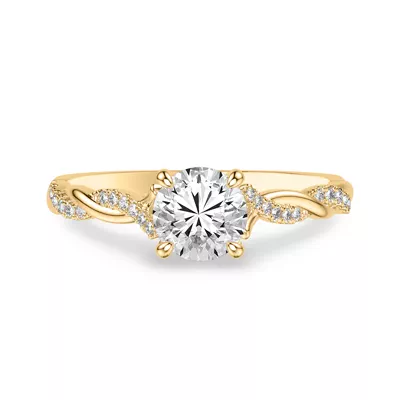 Kayleigh Diamond Twist Engagement Ring