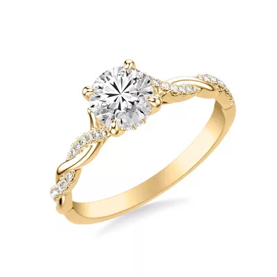 Kayleigh Diamond Twist Engagement Ring