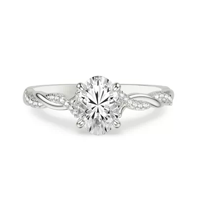 Kayleigh Diamond Twist Engagement Ring