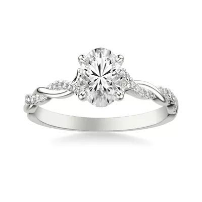 Kayleigh Diamond Twist Engagement Ring