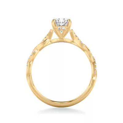 Kayleigh Lab Diamond Twist Engagement Ring