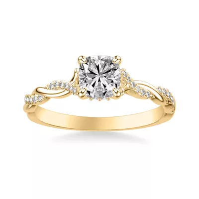 Kayleigh Lab Diamond Twist Engagement Ring