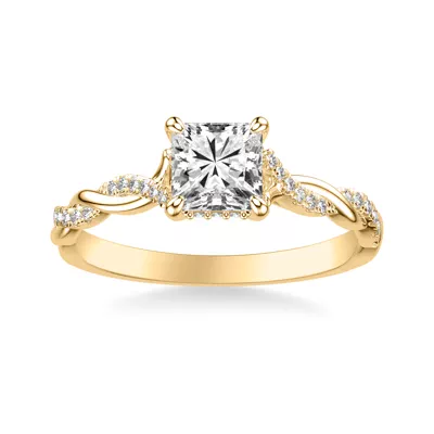 Kayleigh Lab Diamond Twist Engagement Ring