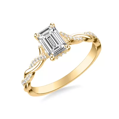Kayleigh Lab Diamond Twist Engagement Ring