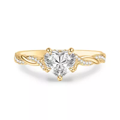 Kayleigh Lab Diamond Twist Engagement Ring