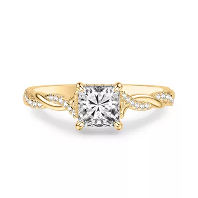 Kayleigh Diamond Twist Engagement Ring