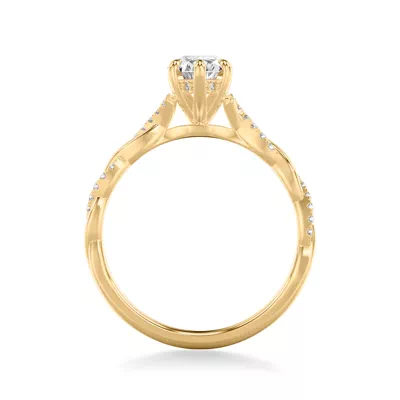 Kayleigh Diamond Twist Engagement Ring