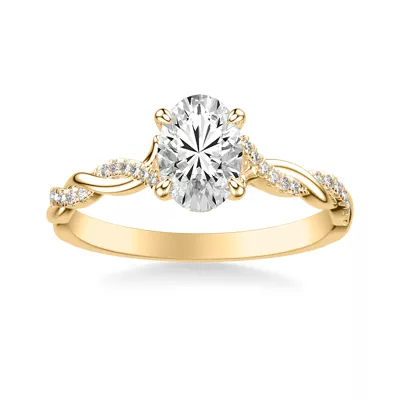 Kayleigh Diamond Twist Engagement Ring