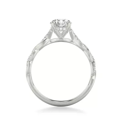 Kayleigh Lab Diamond Twist Engagement Ring