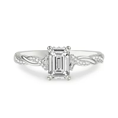 Kayleigh Lab Diamond Twist Engagement Ring