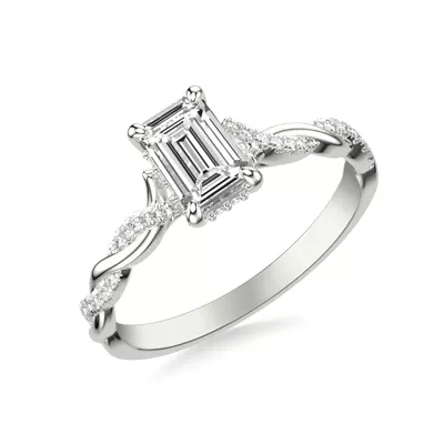 Kayleigh Diamond Twist Engagement Ring