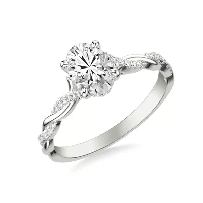 Kayleigh Diamond Twist Engagement Ring