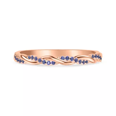 Kayleigh Sapphire Twist Band