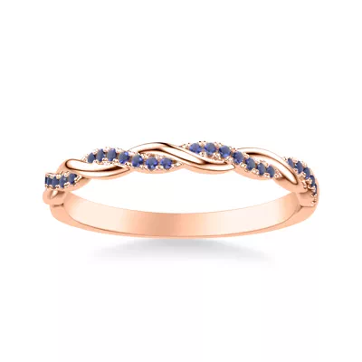 Kayleigh Sapphire Twist Band