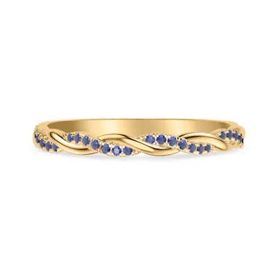 Kayleigh Sapphire Twist Band