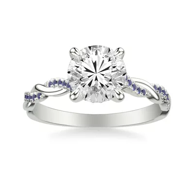 Kayleigh Sapphire Twist Engagement Ring