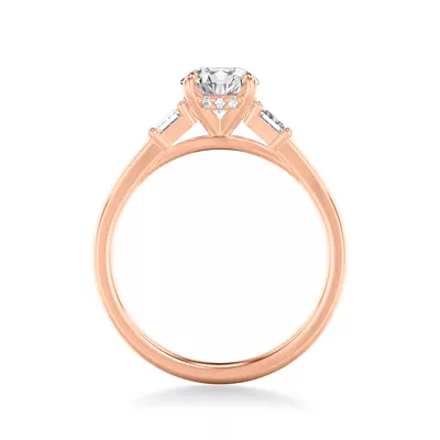 Shelby Classic Three Stone Engagement Ring