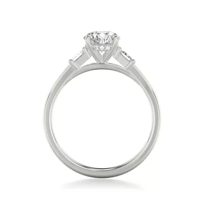 Shelby Classic Three Stone Engagement Ring