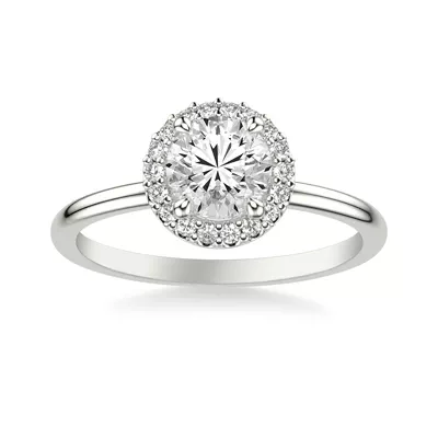 Debbie Classic Halo Engagement Ring
