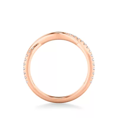 Lexie Contemporary Twist Diamond Band